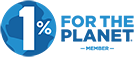 1% For the Planet Business Member horizontal logo